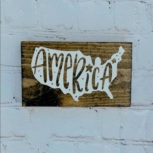 America mini sign